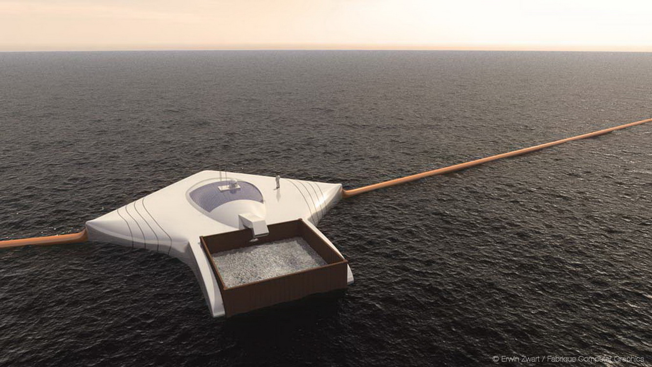 boyan slat ocean cleanup waste collecting rays2