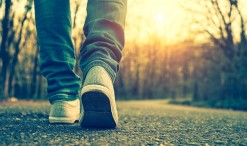 38787826 - woman jeans and sneaker shoes